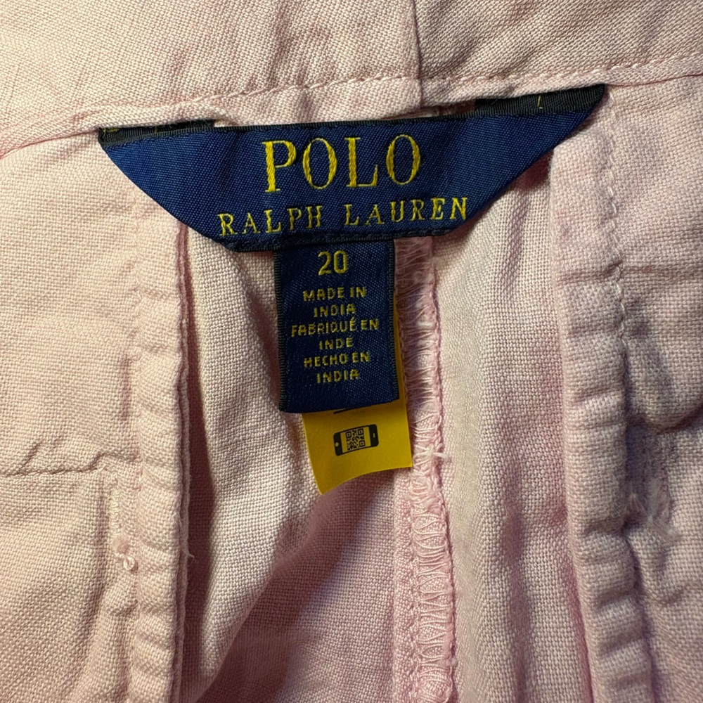 Polo Ralph Lauren Boys Straight Fit Linen Blend Shorts Classic Preppy Summer - Picture 6 of 8